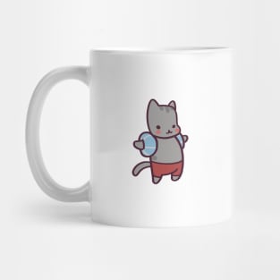 Cute Cartoon Pool Cat Mug